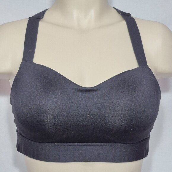 MEDIUM Victoria's Secret PINK ACTIVE‎ Wire Free Sports Bra Black - Picture 1 of 7